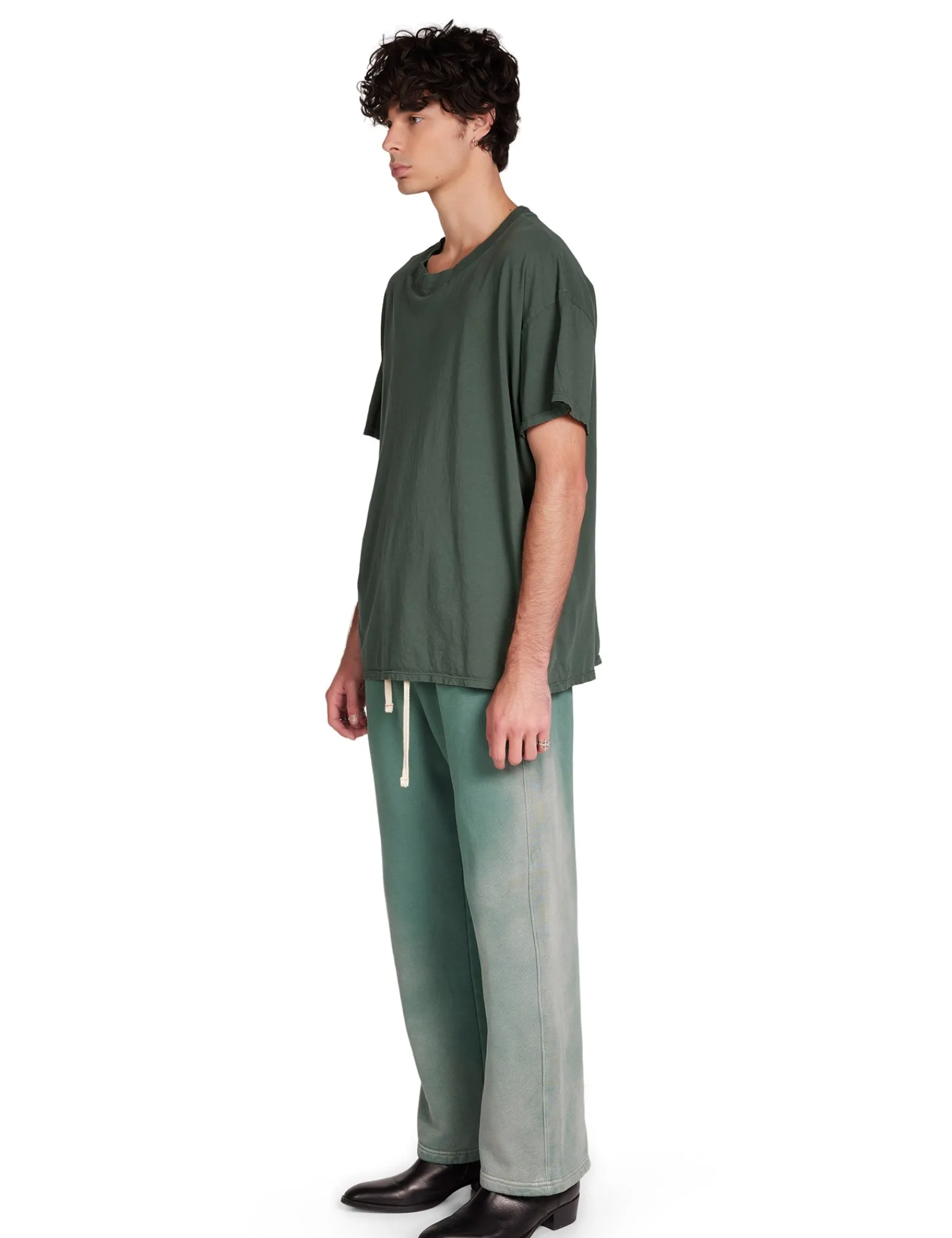 lightweight_oversized_tee_2.webp Best LES TIEN Lightweight Oversized Tee Dark Moss