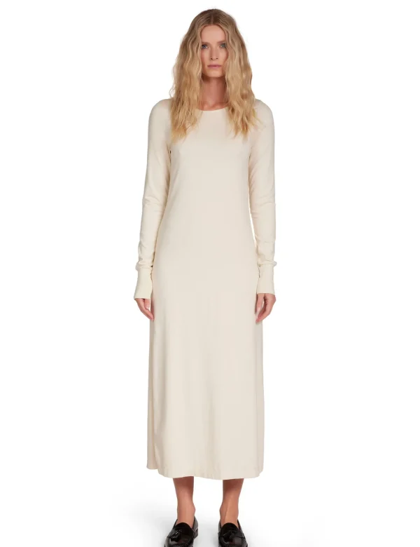 Discount LES TIEN Lily Long Sleeve Dress Ivory