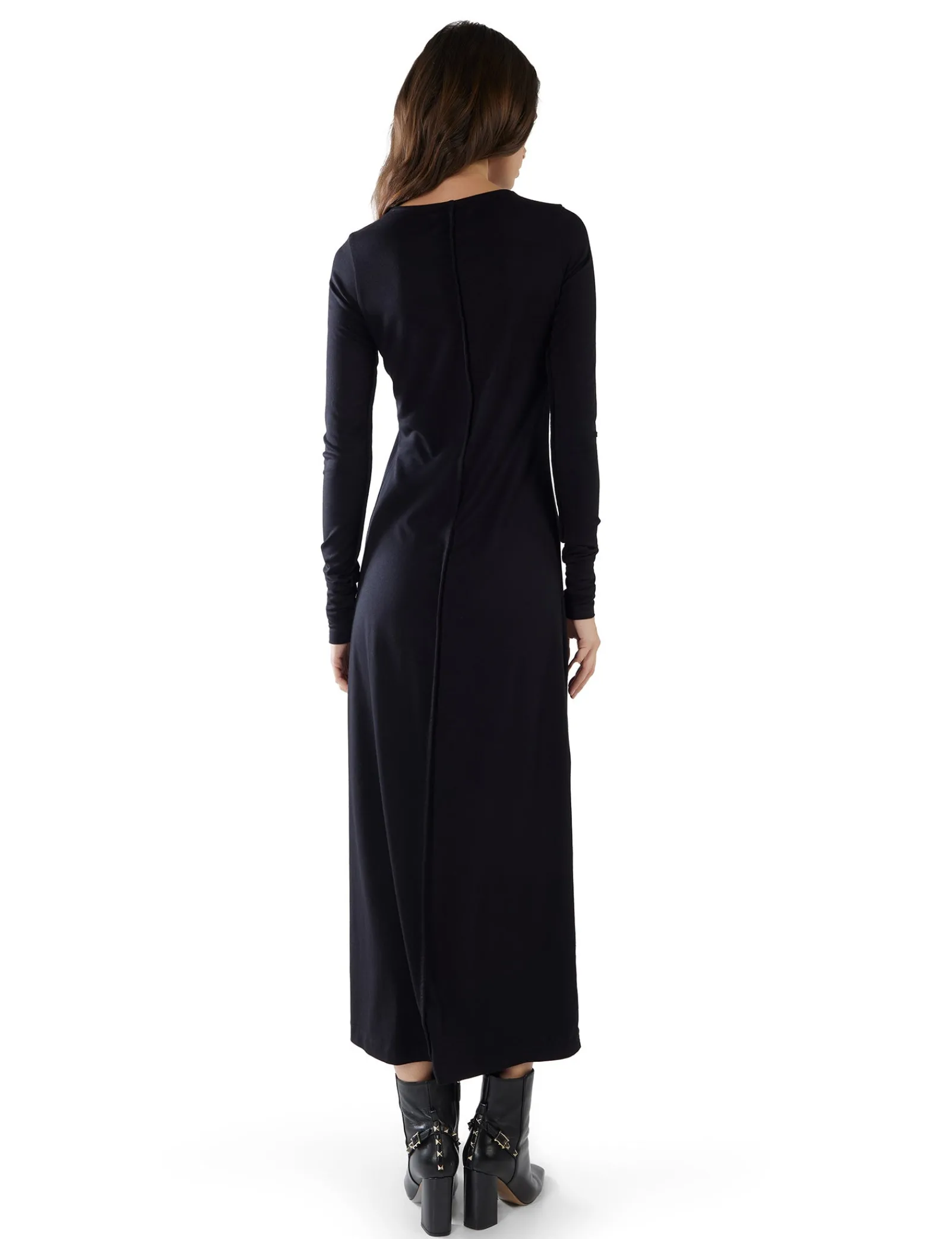lily_long_sleeve_dress_2-2.webp Fashion LES TIEN Lily Long Sleeve Dress Jet Black