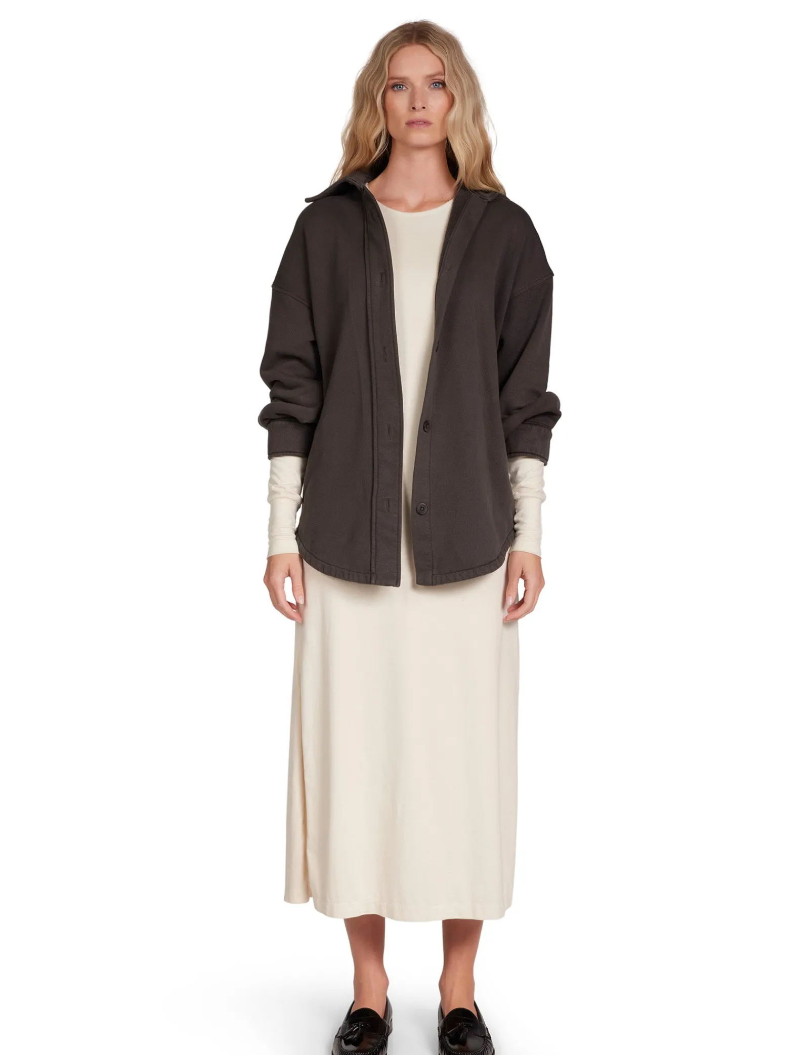 lily_long_sleeve_dress_3.webp Discount LES TIEN Lily Long Sleeve Dress Ivory