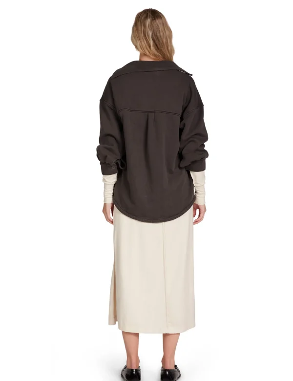 Discount LES TIEN Lily Long Sleeve Dress Ivory