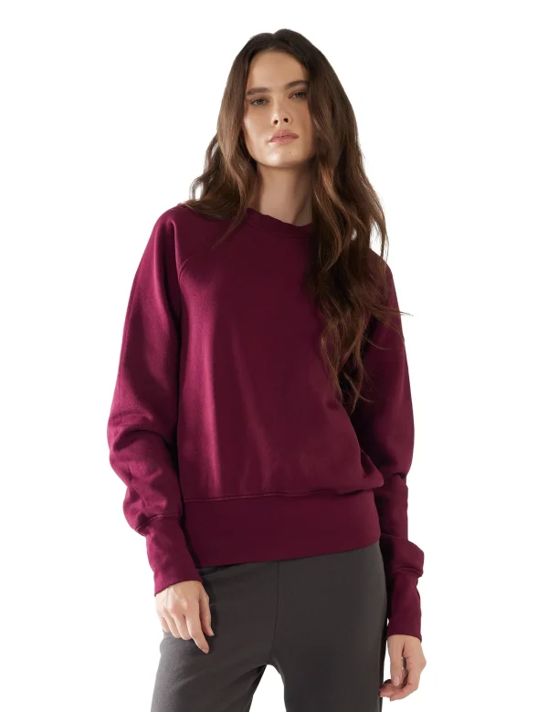 New LES TIEN Linda Classic Raglan Bordeaux