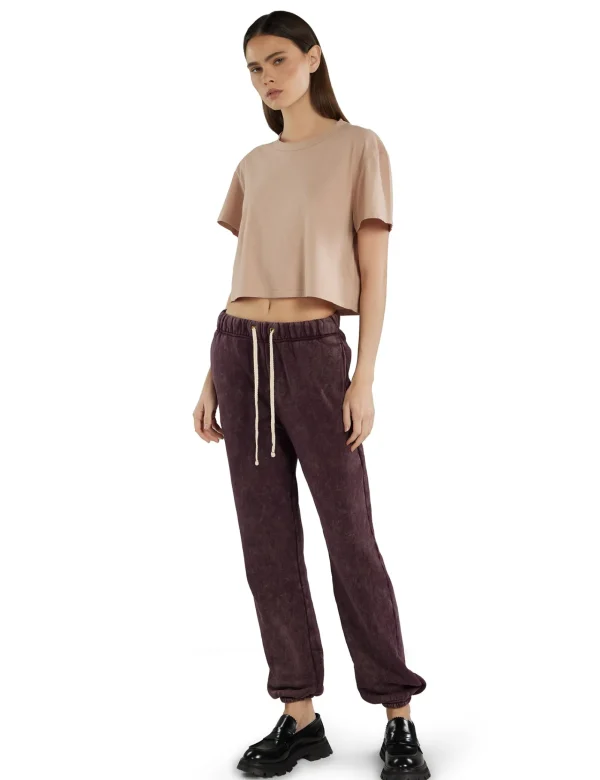 Outlet LES TIEN May Crop Tee Mauve