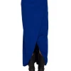 Discount LES TIEN Milly Scallop Wrap Skirt Electrico