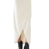 Hot LES TIEN Milly Scallop Wrap Skirt Ivory