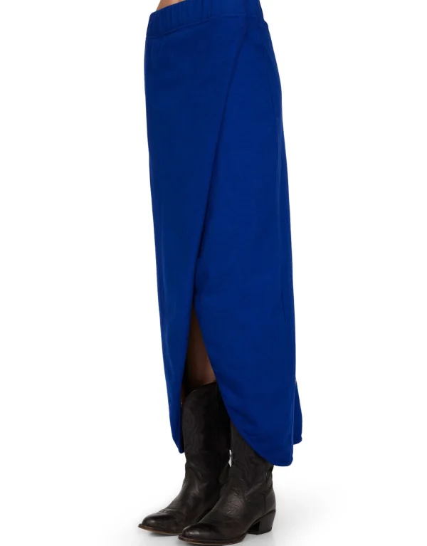 Discount LES TIEN Milly Scallop Wrap Skirt Electrico