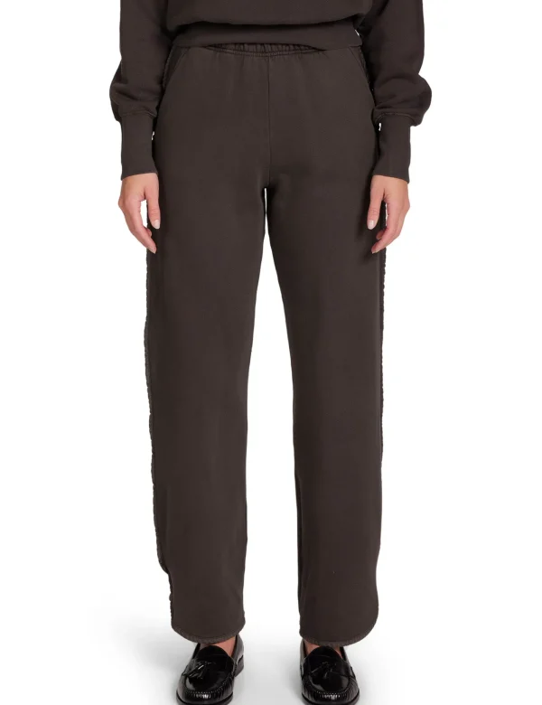 Hot LES TIEN Olympia Scallop Pant Vintage Black
