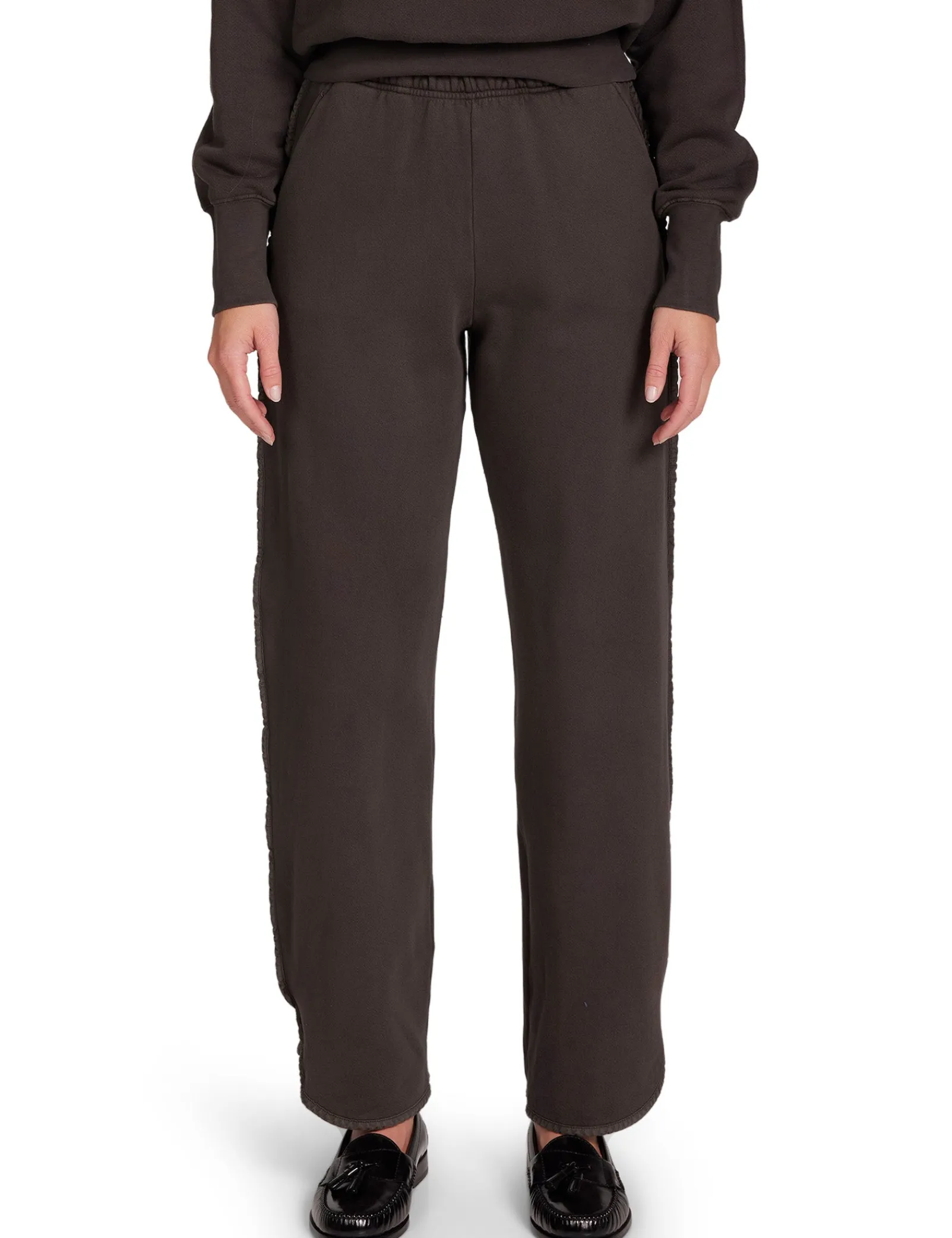 olympia_scallop_pant_0-3.webp Hot LES TIEN Olympia Scallop Pant Vintage Black