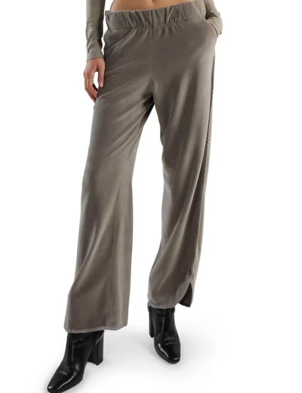 New LES TIEN Olympia Scallop Pant Dove