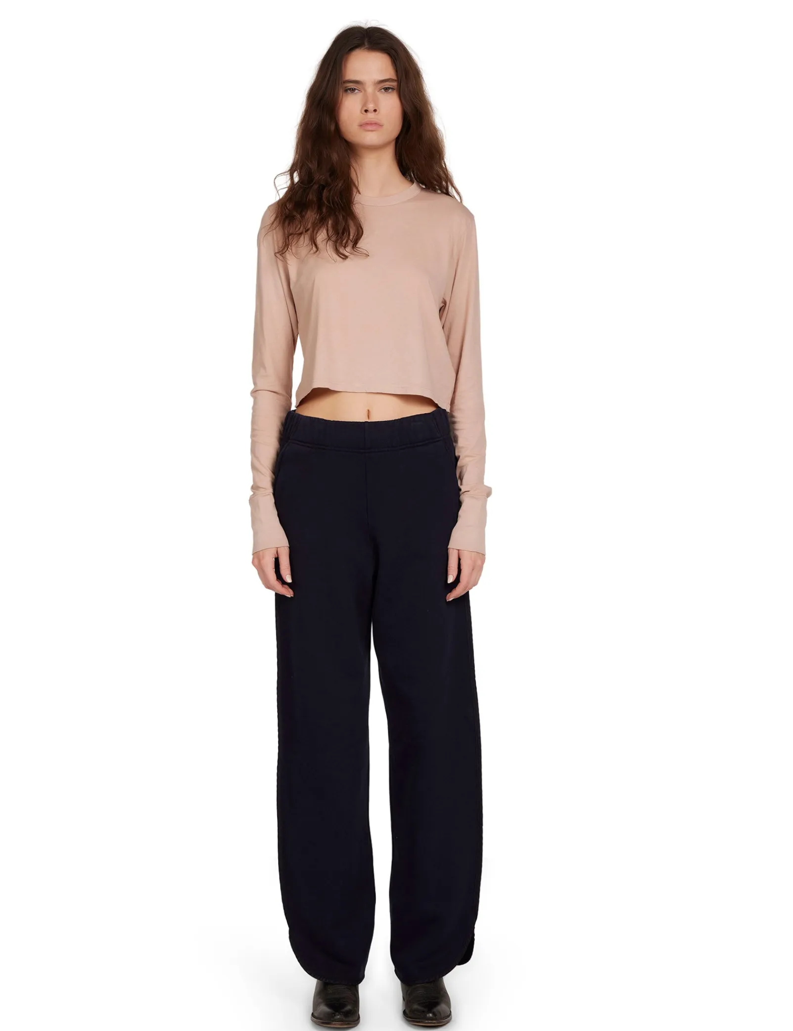 olympia_scallop_pant_1-2.webp Best LES TIEN Olympia Scallop Pant Navy