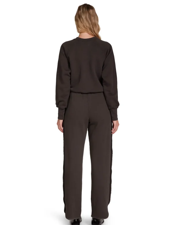 Hot LES TIEN Olympia Scallop Pant Vintage Black
