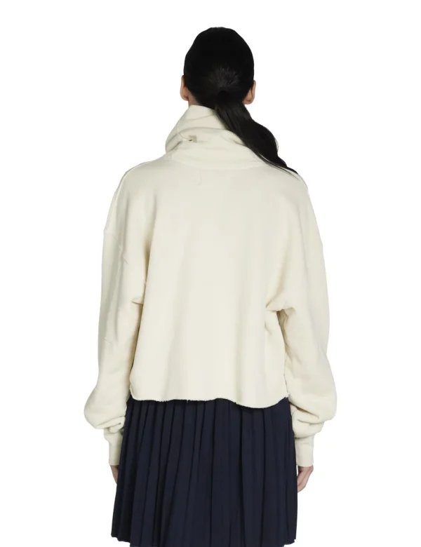 Clearance LES TIEN Paulina Box Pleat Tennis Skirt Navy
