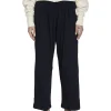 Sale LES TIEN Penny Pleat Front Pant Navy
