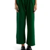 Clearance LES TIEN Penny Pleat Front Pant Verde