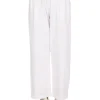 Discount LES TIEN Penny Pleat Front Pant White