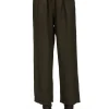 Discount LES TIEN Penny Pleat Front Pant Forest