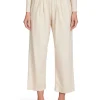 Sale LES TIEN Penny Pleat Front Pant Ivory