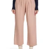 Hot LES TIEN Penny Pleat Front Pant Mauve