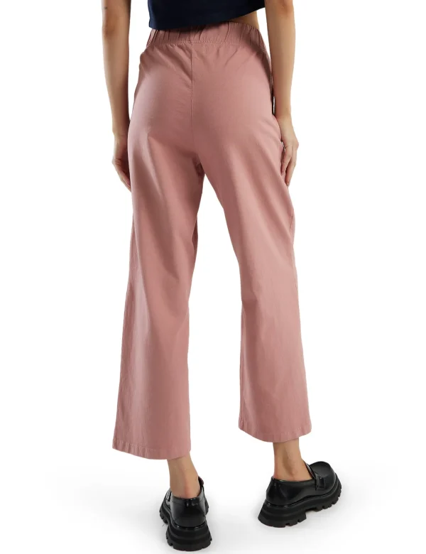 Discount LES TIEN Penny Pleat Front Pant Smoky Rose