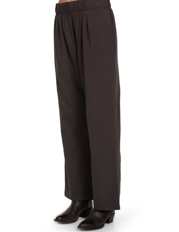 Outlet LES TIEN Penny Pleat Front Pant Vintage Black