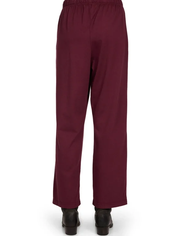 Fashion LES TIEN Penny Pleat Front Pant Bordeaux