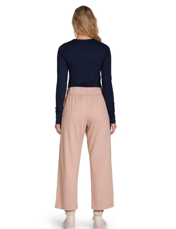 Hot LES TIEN Penny Pleat Front Pant Mauve