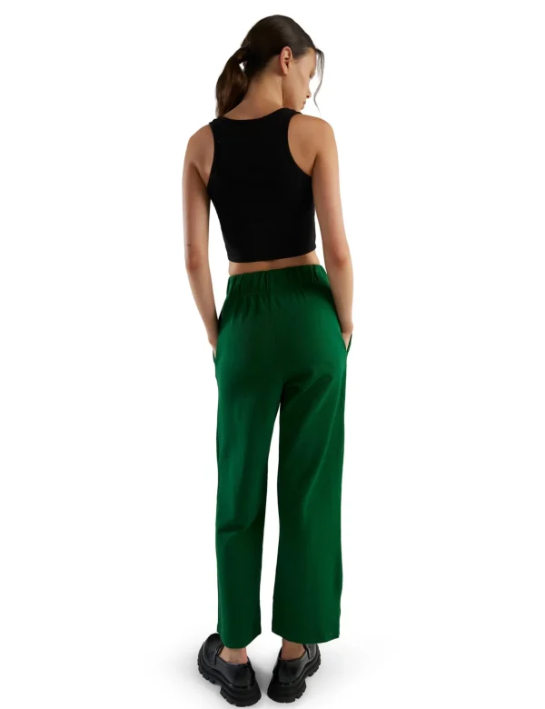 Clearance LES TIEN Penny Pleat Front Pant Verde