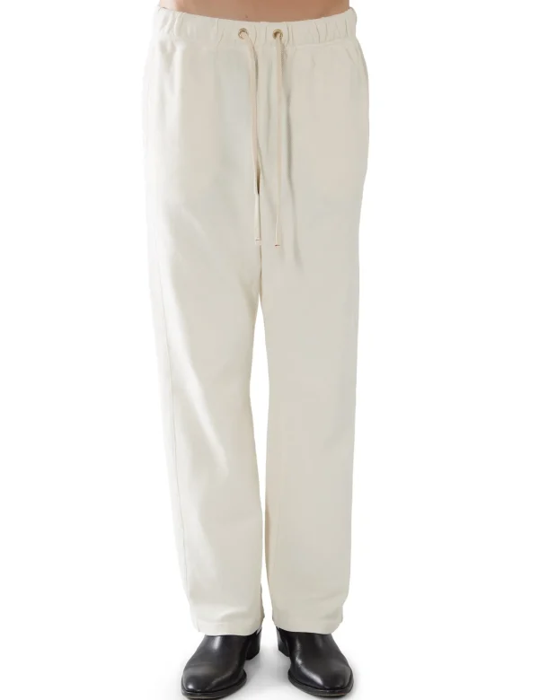 Hot LES TIEN Piqué Classic Pant Ivory Stone