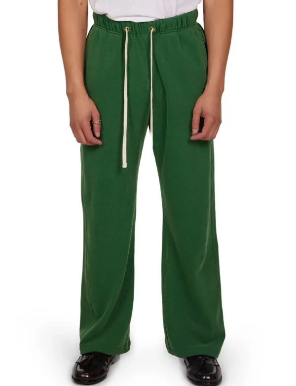 Hot LES TIEN Piqué Classic Pant Washed Verde