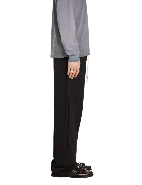 New LES TIEN Piqué Classic Pant Jet Black