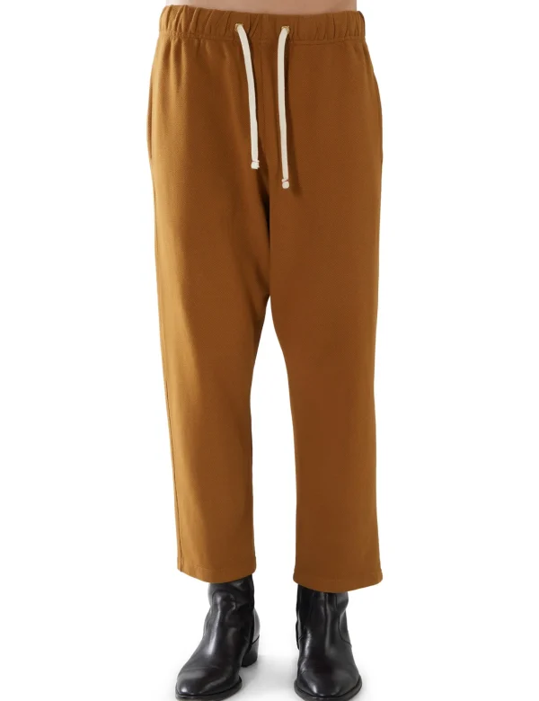 Outlet LES TIEN Piqué Cropped Relaxed Pant Sahara