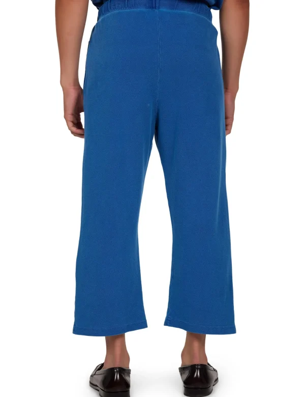 Online LES TIEN Piqué Cropped Relaxed Pant Washed Capri