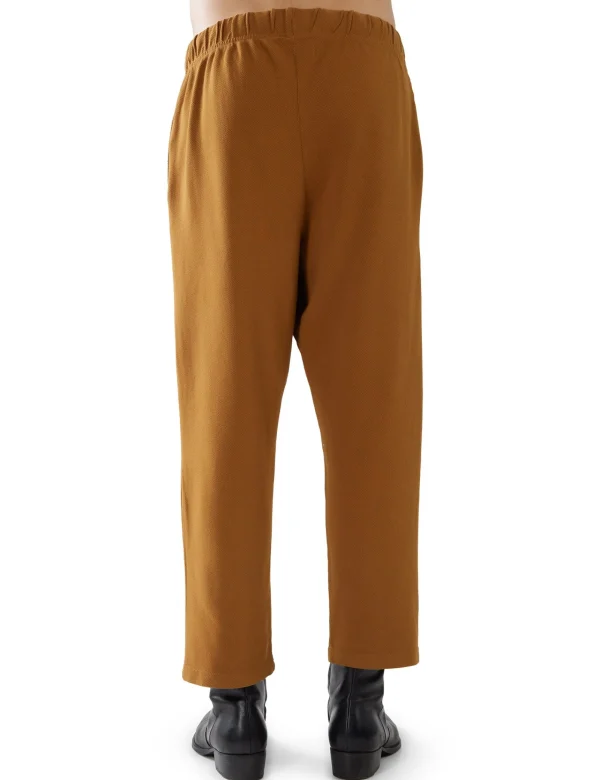 Outlet LES TIEN Piqué Cropped Relaxed Pant Sahara