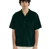 Sale LES TIEN Piqué Cuban Shirt Emerald