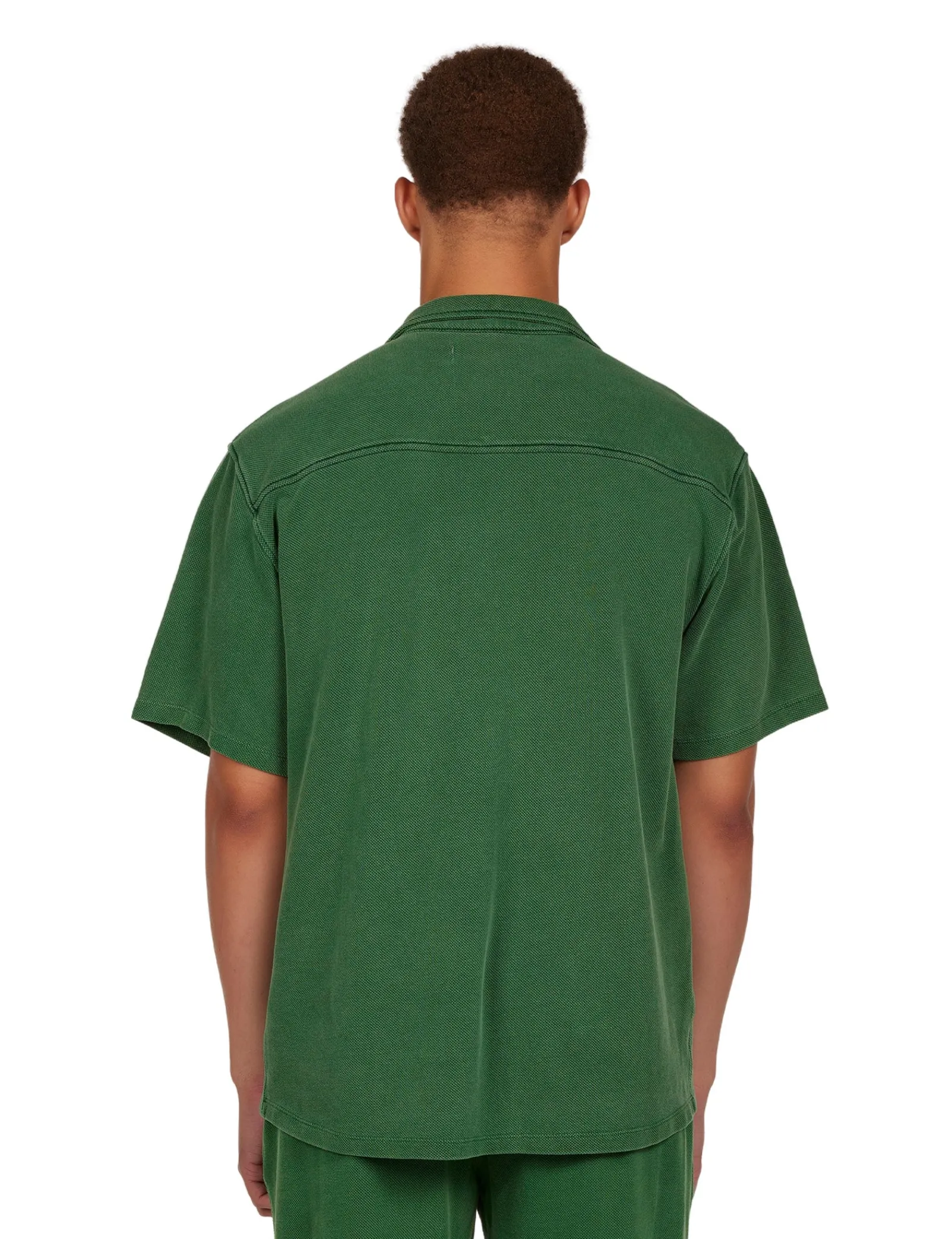 piqu_cuban_shirt_2-2.webp Sale LES TIEN Piqué Cuban Shirt Washed Verde