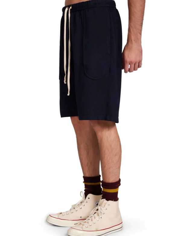 Best LES TIEN Piqué Invert Pocket Short Navy