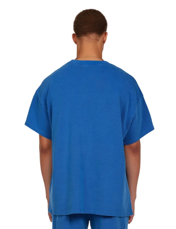 New LES TIEN Piqué Oversized Tee Washed Capri