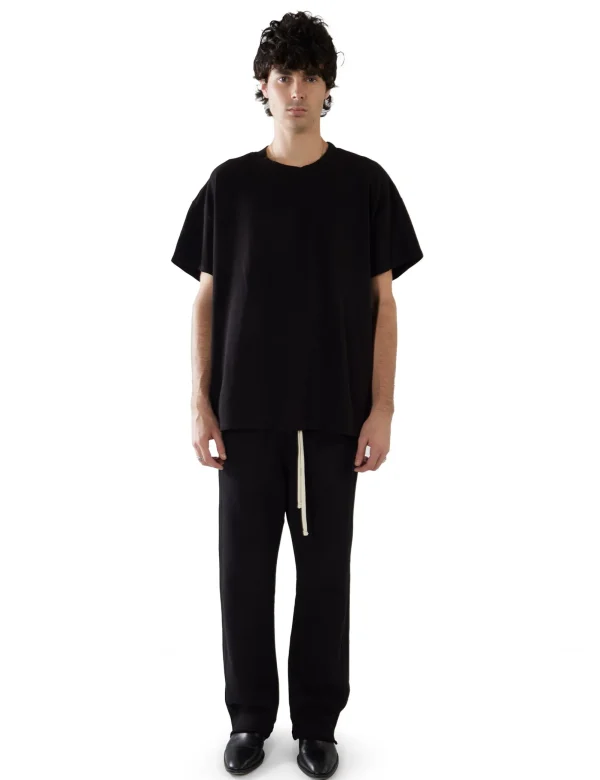 Best LES TIEN Piqué Oversized Tee Jet Black