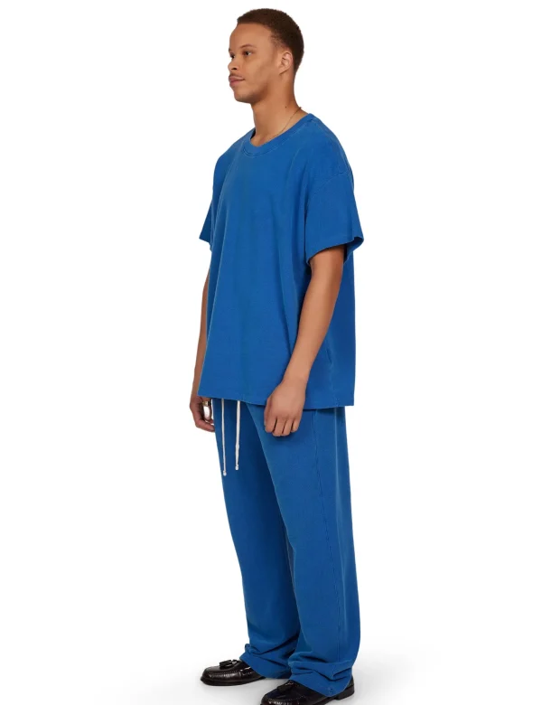 New LES TIEN Piqué Oversized Tee Washed Capri