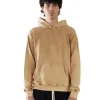 Outlet LES TIEN Piqué Raglan Hoodie Acid Pimento