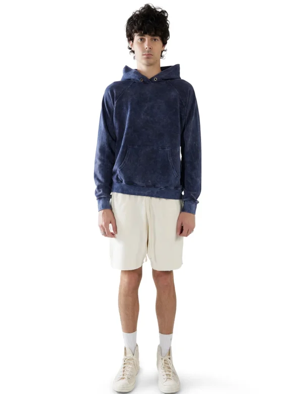 Best LES TIEN Piqué Raglan Hoodie Acid Navy