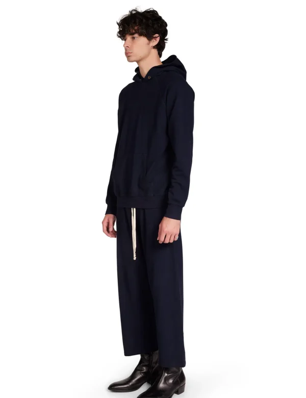 Online LES TIEN Piqué Raglan Hoodie Navy