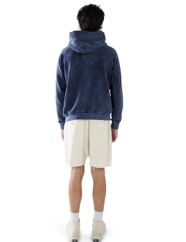 Best LES TIEN Piqué Raglan Hoodie Acid Navy