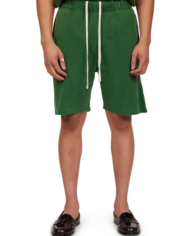 New LES TIEN Piqué Rider Short Washed Verde