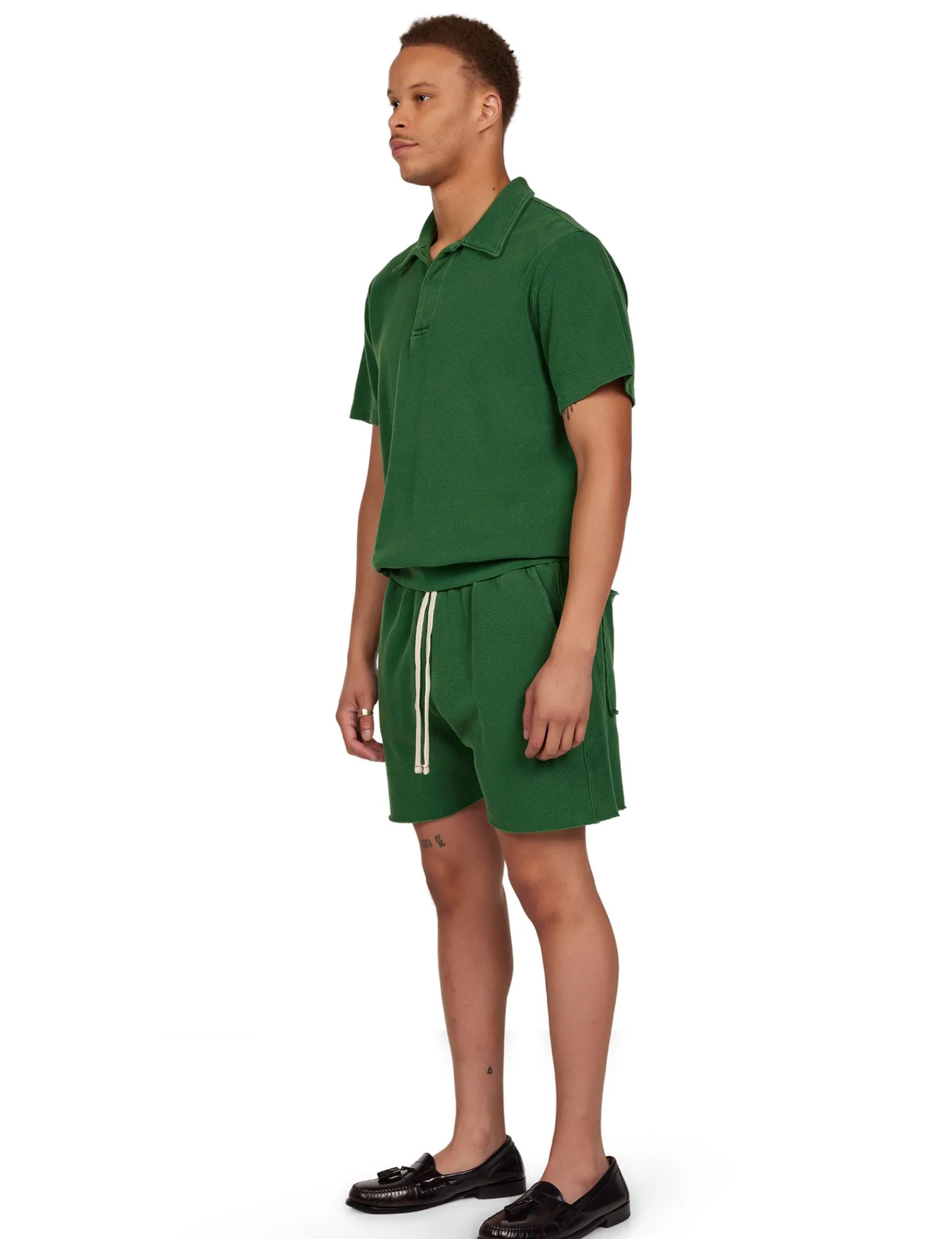 piqu_ss_banded_tennis_pol_3-1.webp New LES TIEN Piqué S/S Banded Tennis Polo Washed Verde