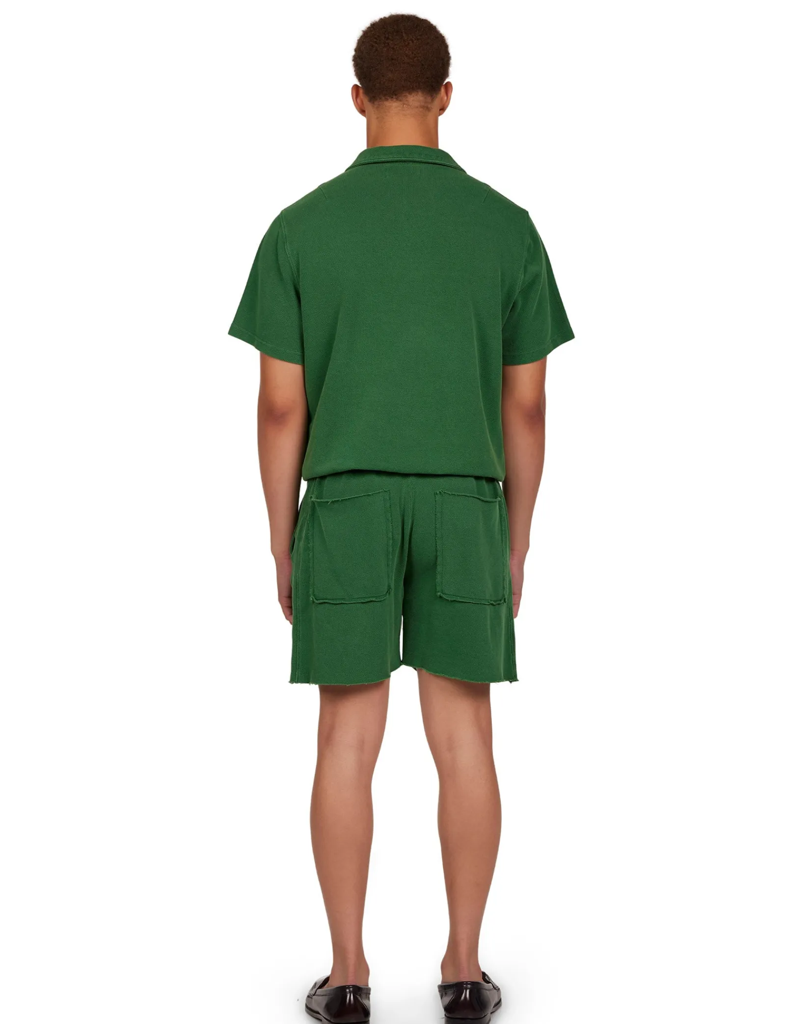 piqu_ss_banded_tennis_pol_4.webp New LES TIEN Piqué S/S Banded Tennis Polo Washed Verde