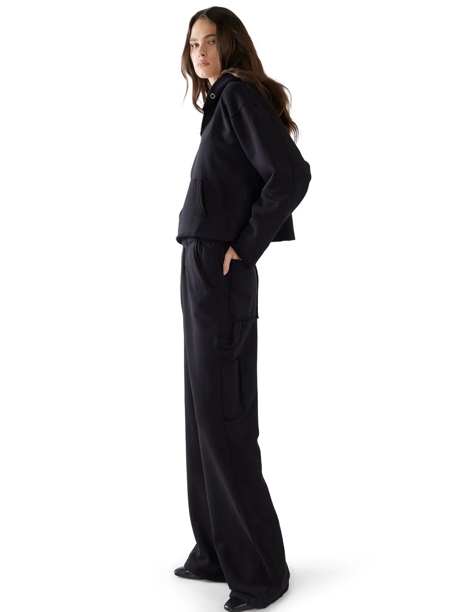 rachel_raw_crop_hoodie_2-2.webp Online LES TIEN Rachel Raw Crop Hoodie Jet Black