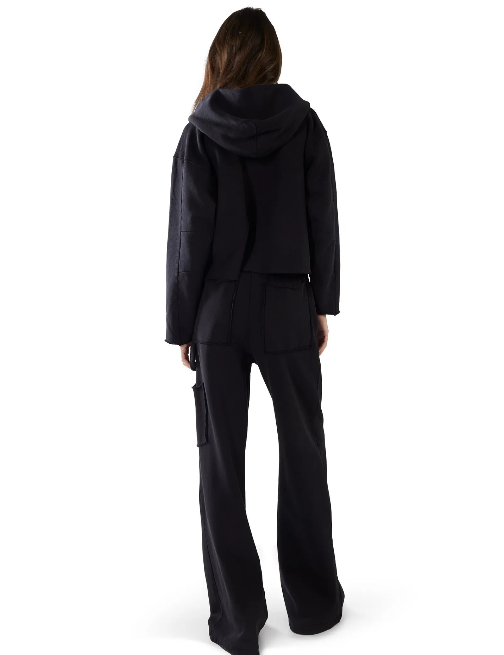 rachel_raw_crop_hoodie_3-2.webp Online LES TIEN Rachel Raw Crop Hoodie Jet Black