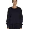 Clearance LES TIEN Riley Roll Neck Pullover Navy