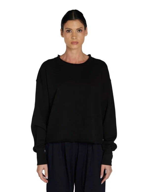 Best LES TIEN Riley Roll Neck Pullover Jet Black